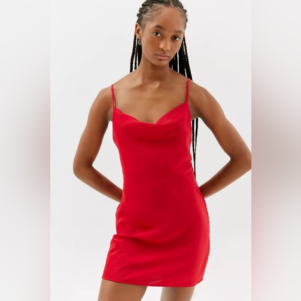 Urban Outfitters Cowl Neck Slip Dress